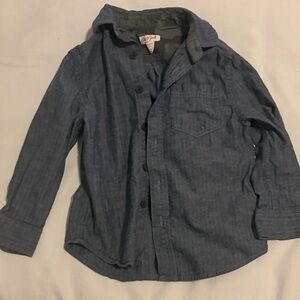 Cat & Jack boys chambray Button-Down Shirt